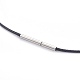 Waxed Cord Necklace Making MAK-E665-04A-2