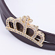 PU Leather Cord Choker Necklaces NJEW-H477-17G-2