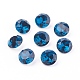 Apuntado hacia atrás & dorso plateado Diamante de imitación de cristal Cabujones RGLA-J012-8mm-207-1