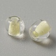 Transparent Frosted Glass Beads FGLA-TAC0008-08E-2