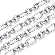 304 cadenas de cadenas de figaro de acero inoxidable CHS-N001-03P