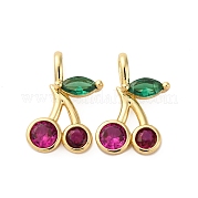 Латунные микро проложить кубического циркония подвески KK-F895-18E-G