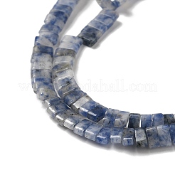 Natürliche blaue Fleck Jaspis Perlen Stränge&nbsp;G-Z045-A08-01