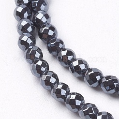 Unmagnetische synthetischen Hämatitkornen Stränge&nbsp;G-S086-3mm
