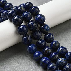 Natürliche Lapislazuli Perlenstränge&nbsp;G-G953-01-12mm