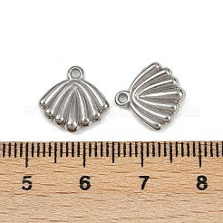 Pendentifs en acier inoxydable 304 sur le thème de l'océan&nbsp;STAS-F317-01M-P