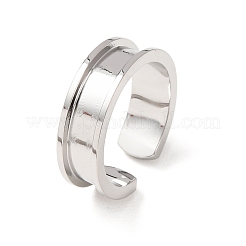 Anelli aperti con polsino in acciaio inossidabile 304&nbsp;SA-CBACA70-01A-P