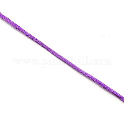 Cordon en satin de polyester à queue de rat&nbsp;LS-OCOR-WH0066-43M