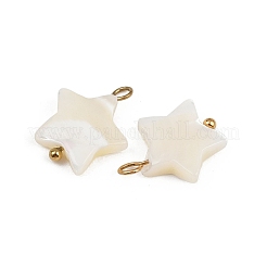 Natürliche Muschelsternanhänger&nbsp;STAS-D378-35G