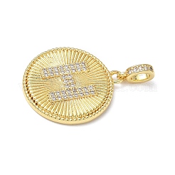 Pendentifs en laiton zircon cubique transparent&nbsp;KK-L253-17G-H