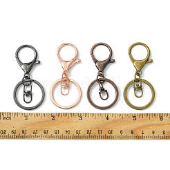 Portachiavi con chiusura a moschettone in lega di ferro 8 pz 4 colori&nbsp;KEYC-FS0001-06A