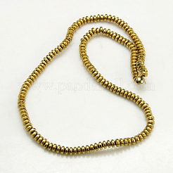 Unmagnetische synthetischen Hämatitkornen Stränge&nbsp;X-G-C124-4x2mm-1
