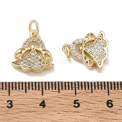 Ottone micro spianare pendenti zirconi&nbsp;KK-D235-06G