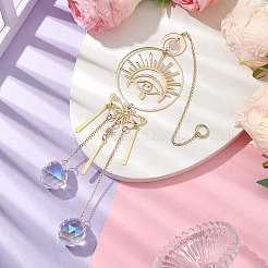 Decorazione pendente in ottone con occhio di farfalla&nbsp;HJEW-TA00225