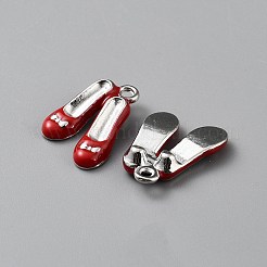 Legierung Emailanhänger&nbsp;X-FIND-WH20002-03P