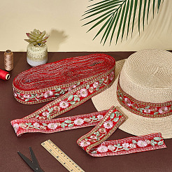 Ruban ethnique en polyester&nbsp;OCOR-WH0109-038A