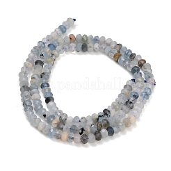 Natürliche Aquamarin Perlen Stränge&nbsp;GG-CBA753B-B01-2x4mm