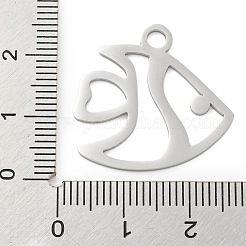 Pendenti in acciaio inossidabile 304 anti-ossidazione&nbsp;LS-STAS-B056-10P-04