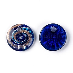 Handgefertigte Silberfolie Murano Anhänger&nbsp;FOIL-S116-1-B