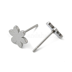Anlaufgeschützte Unisex-Ohrstecker aus 304 Edelstahl&nbsp;EJEW-E254-08P
