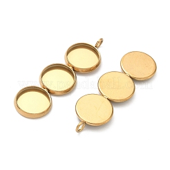 Pendentifs cabochons en acier inoxydable 304&nbsp;X-STAS-K320-03B-G