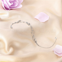 Bracelets multibrins en argent sterling plaqué rhodium&nbsp;JB620A