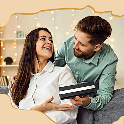 Geschenkverpackungen für Kugelschreiber aus Kunststoff&nbsp;CON-WH0001-86A