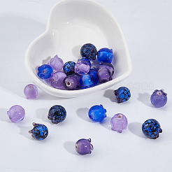 24 pièces 8 styles perles de chalumeau faites à la main&nbsp;LAMP-HS0001-29