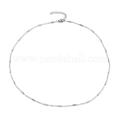 Colliers à chaîne en acier inoxydable 304 anti-ternissement&nbsp;NJEW-JN03169-03