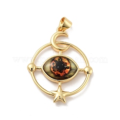 Pendentifs en résine opaque&nbsp;KK-G419-14G-01