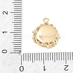 Pendentifs en laiton zircon cubique transparent&nbsp;KK-D225-03G-01