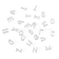 6 pieza de 925 cuentas iniciales huecas de plata esterlina&nbsp;STER-TA0001-53A