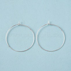 Breloque d'anneaux en verre de vin en laiton&nbsp;X-EC067-3S