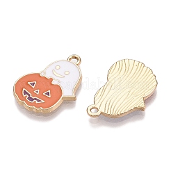Pendentifs en émail d'alliage de placage de support de thème d'halloween&nbsp;LS-ENAM-N056-358A