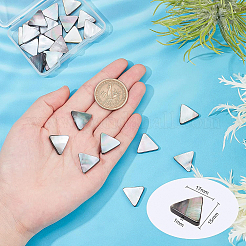 1 Strang natürliche schwarze Lippenmuschelperlenstränge&nbsp;SHEL-BC0001-012