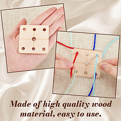 24 Stück Holzwerkzeug für Strickwebstuhlzubehör&nbsp;TOOL-GA0001-90B-01