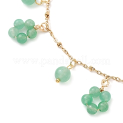 3 pièce de 3 couleurs de perles de coquillage et de jade malaisien naturel teinté&nbsp;AJEW-AN00706