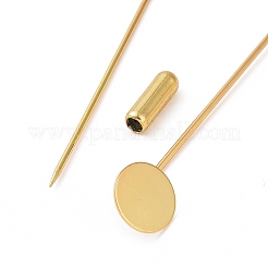 Anstecknadel-Basiseinstellungen aus Messing&nbsp;KK-I693-02E-G