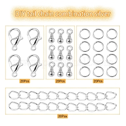 Bausatz zum Selbermachen der Endkette&nbsp;DIY-YW0005-55S