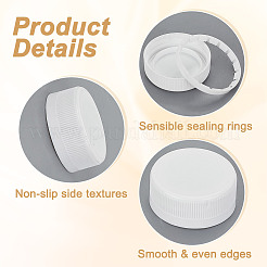 Bouchon de bouteille en plastique&nbsp;SIL-WH0045-61A