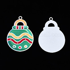 Pendentifs en laiton peints&nbsp;KK-Q281-006