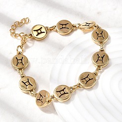 12 bracelet à maillons en acier inoxydable 304 Constellations&nbsp;BJEW-I239-01G-09