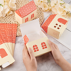 Coffrets cadeaux en papier pour petite maison&nbsp;CON-WH0088-55C