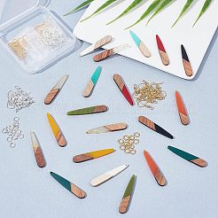 DIY-Set zur Herstellung von tropfenförmigen Ohrringen&nbsp;DIY-OC0006-32