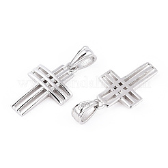 Rhodinierte 925 Anhänger aus Sterlingsilber&nbsp;STER-T007-43P