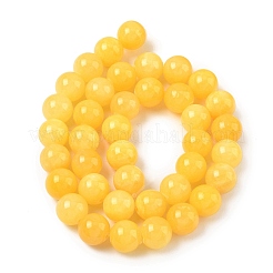 Natur Mashan Jade Perlen Stränge&nbsp;DJAD-10D-07-01