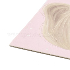 100 stücke papier haargummis anzeigekarten&nbsp;LS-CDIS-C003-02