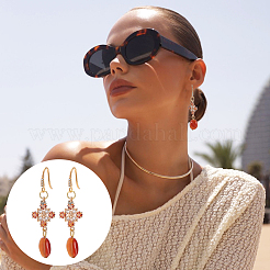16 crochet de boucle d'oreille en acier inoxydable 304&nbsp;STAS-PH0006-43G