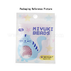 Miyuki runde Rocailles Perlen&nbsp;X-SEED-G007-RR0143F