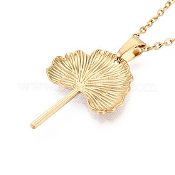 Colliers pendentifs en acier inoxydable 304&nbsp;NJEW-T018-33G